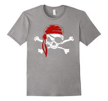 Jolly Roger Pirate T-Shirt, Skull Crossbones Halloween Shirt