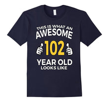 102 Year Old Birthday Gifts T Shirt for Senior Man or Woman