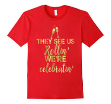 Bridesmaid Shirt Rollin Celebrating Drunk Bachelorette Gold