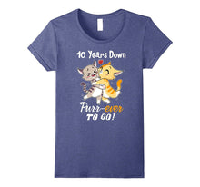 10th Anniversary Gift 10 Years Wedding Marriage T-Shirt