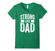 Strong Like Dad T-Shirt for Boys and Girls Father's Day Gift