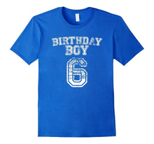 6th Birthday Sports Jersey T Shirt - 6 Year Old Boy Tee