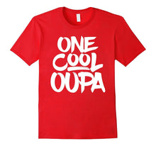 Men's One Cool Oupa T Shirt - Grandfather Dad Gift Tee