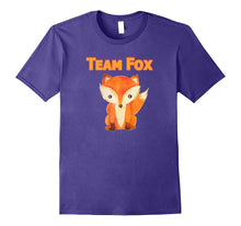 Team Fox Hipster Fox T-Shirt Cute Red Haired Animal Shirt