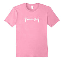 Nurse Heartbeat Shirt Nursing Passionate Jobs Heart Beat Tee