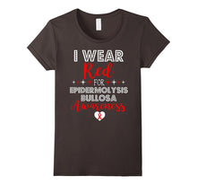 I Wear Red for Epidermolysis Bullosa Awareness Support Shirt