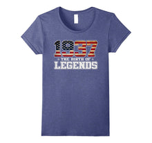 Birthday Gift for 80 Years Old 1937 T Shirt American Flag