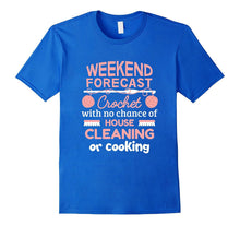 Funny Weekend Forecast T-Shirt Crochet Lovers Gift