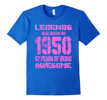 67 Years Old 67th Birthday B-Day Gift Legends 1950 T Shirt