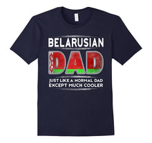 Mens Belarusian Dad Is Much Cooler Father's Day T-Shirt Flag