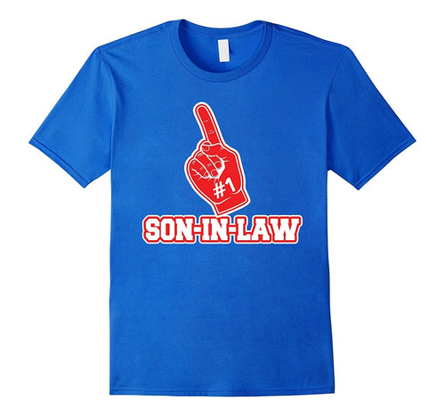 #1 Son-In-Law T Shirt - Number One Foam Finger Gift Tee