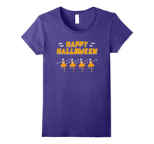 Happy Halloween Dancing Ballet T-Shirt Skeleton Ballerina