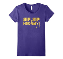 Bridesmaid Shirt Sip Sip Hooray Drinking Bachelorette Gold