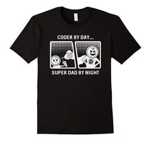 Coder Dad Superhero Shirt : Husband Birthday Father Daddy