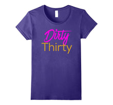 30th Birthday Gift Shirt Gold Dirty Thirty Squad Girls Night