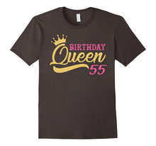 Cute Birthday Queen 55th Birthday T-Shirts Gold Tiara Crown