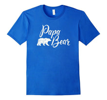 Papa Bear T-Shirt, Men's Awesome Camping Fathers Tee