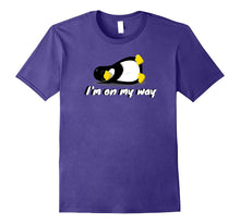 I'm on My Way Lazy Sleeping Penguin Graphic T-Shirt