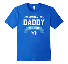 Promoted to Daddy Est. 2017 Gift for New Daddy T-Shirt Baby