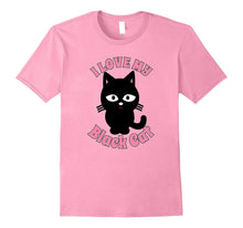 I Love My Black Cat Shirt Cute Kitty Halloween Kitten