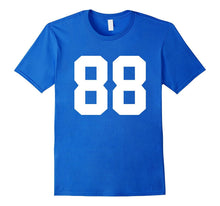 #88 Team Sports Jersey Number Front & Back Player / Fan Tee