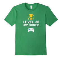 30th Birthday Level 30 Unlocked Funny T-Shirt Gift Father