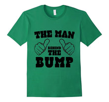 Mens the Man Behind the Bump Men's T Shirt