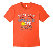 Distressed Softball Granddaughter, Grandma & Grandpa T-Shirt