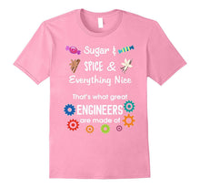 Sugar & Spice Make Great Engineers Girls Women STEM T-Shirt