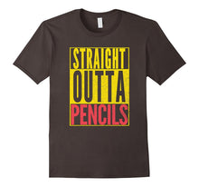 STRAIGHT OUTTA PENCILS Teacher Student Funny School T-Shirt