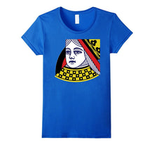 Queen of Diamonds Tshirt Face Cards Playing Cards Clothing