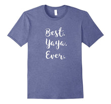 Best Yaya Ever Tshirt Pink Purple Grey & More Cursive Tee