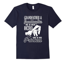 Grandfather & Granddaughter He Is Her Hero T-Shirt