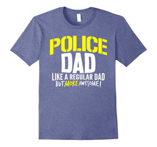 Mens Police Dad Shirt Awesome Fathers Day Gift Policeman Officer