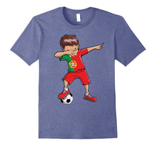 Soccer Boy Dabbing T Shirt Portugal Portuguese Football Boys