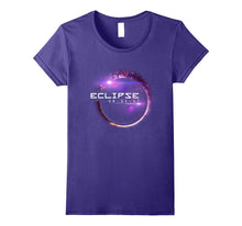 Commemorative Total Eclipse T-Shirt Aug 21st, 2017 - Purple