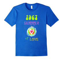 1967 Summer of Love Hippie Heart T-Shirt