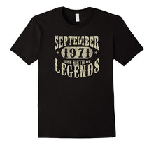46 Years 46th Birthday September 1971 Birth of Legend TShirt
