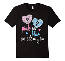 Pink or Blue We Love Adore You Tee T Shirt for Gender Reveal