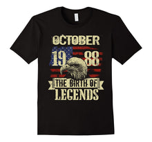 1988 OCTOBER OCT the Birth of Legends Gift 29 Yrs Years Old