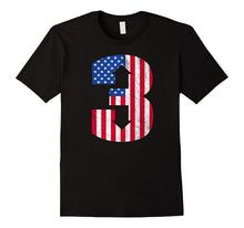 3 Up 3 Down T-Shirt Baseball Flag Shirt