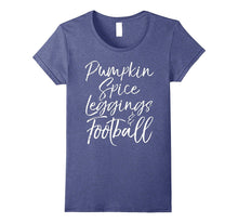 Pumpkin Spice Leggings and Football Shirt Vintage Fall Tee