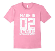 15th Birthday Shirt Gift Age 15 Year Old Boy Girl Tshirt Tee