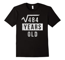 22nd Birthday Gift 22 Yr Years Old Funny Square Root T Shirt