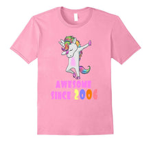 Awesome Since 2006 Birthday Girl Unicorn Dab Tshirt