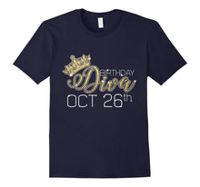 Birthday Diva on October 26th T-Shirt Libra Pride