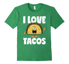 I Love Tacos Funny Vintage Retro Cute Taco Lover T-Shirt
