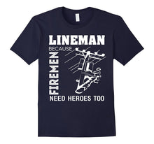 Lineman T Shirt, Firement T Shirt, Gift for Dad T Shirt