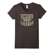 33 Years 33rd Birthday September 1984 Birth of Legend TShirt