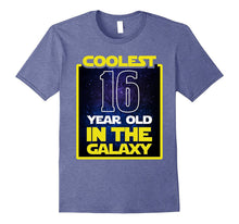 Coolest 16 Years Old in the Galaxy Funny 16th Birthday Shirt